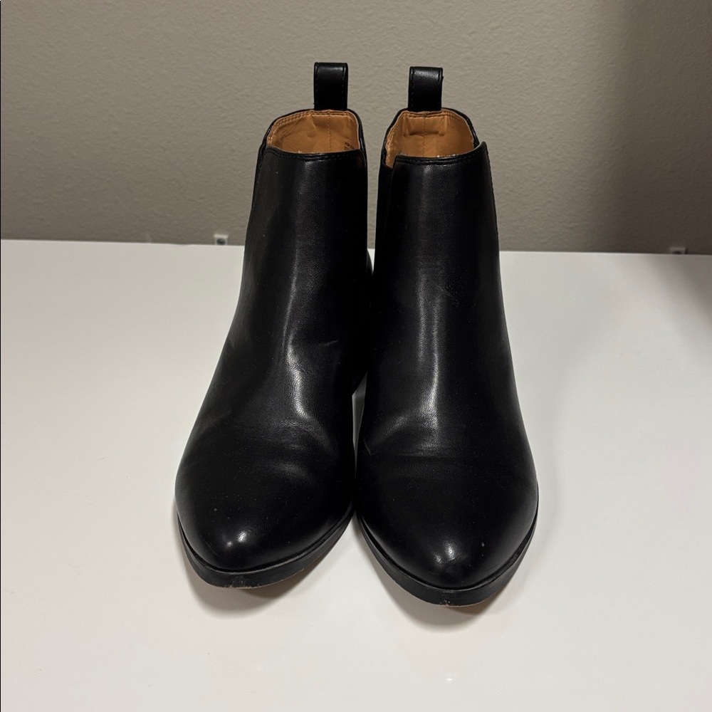 J. Crew Black Ankle Boots